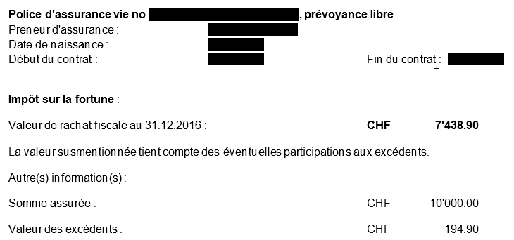 Remplir Sa Déclaration D'impôt Avec L'attestation De La Valeur De ...